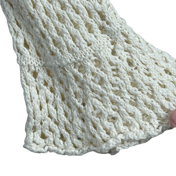 Anthropologie Sleeping On Snow Bohemian Risen Sun Crochet Sweater Dress - Picture 6 of 10